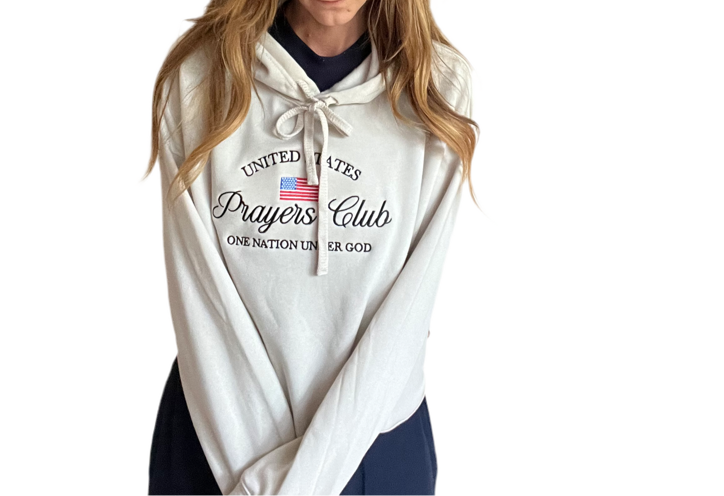 Prayers Club Cropped Hoodie