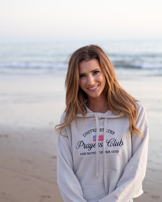 Prayers Club Cropped Hoodie